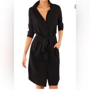 Elegant Black Backless Dress